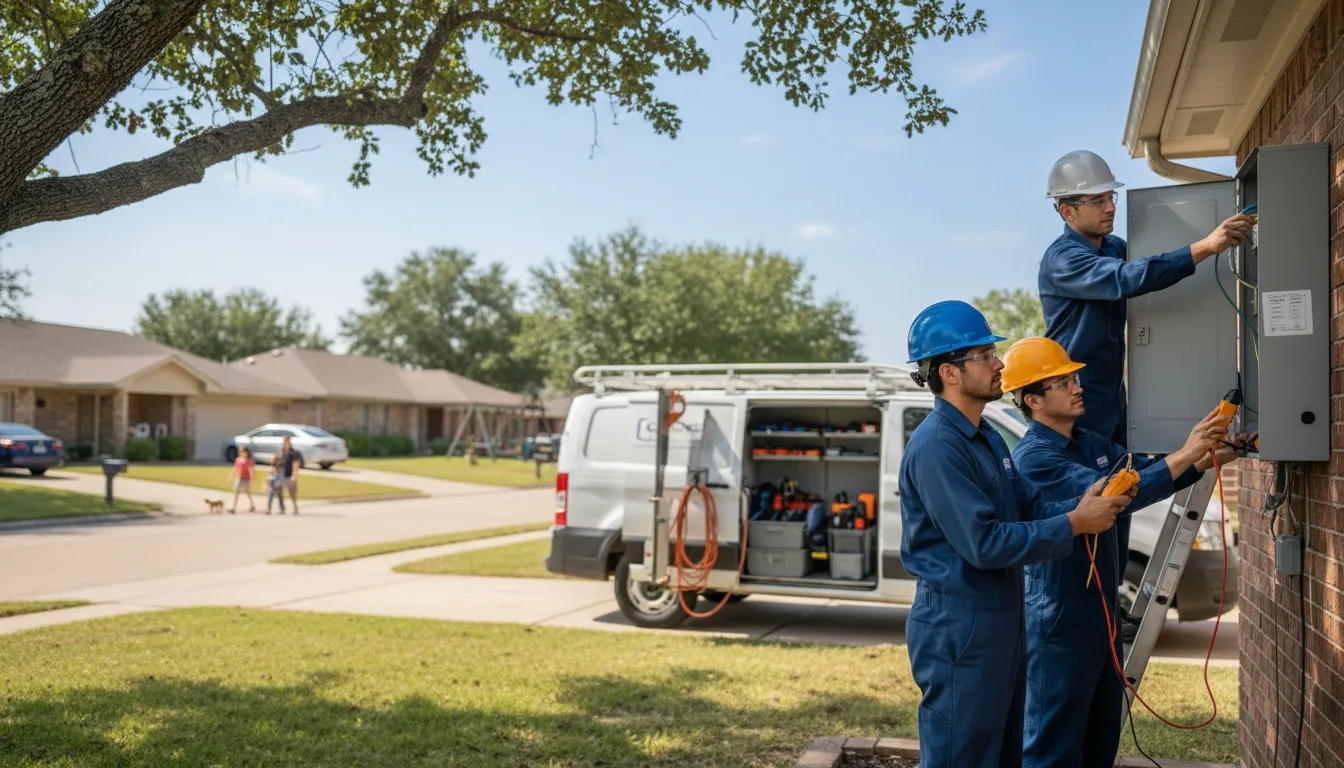 Certified electrician providing emergency electrical services in Elkhart, KS